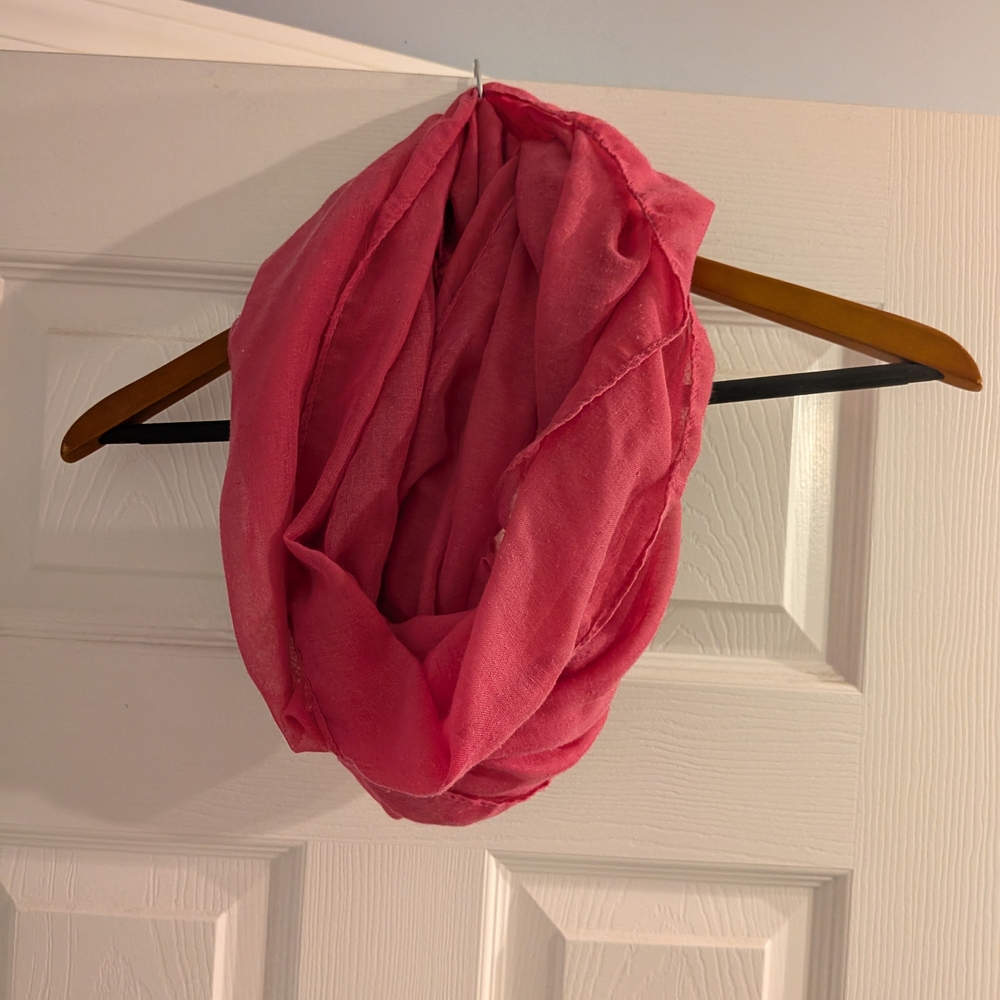 Pink Infinity Scarf